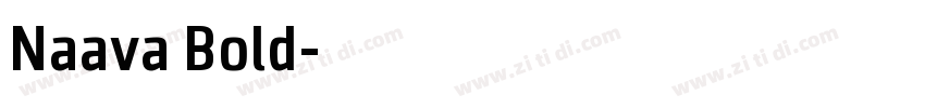 Naava Bold字体转换